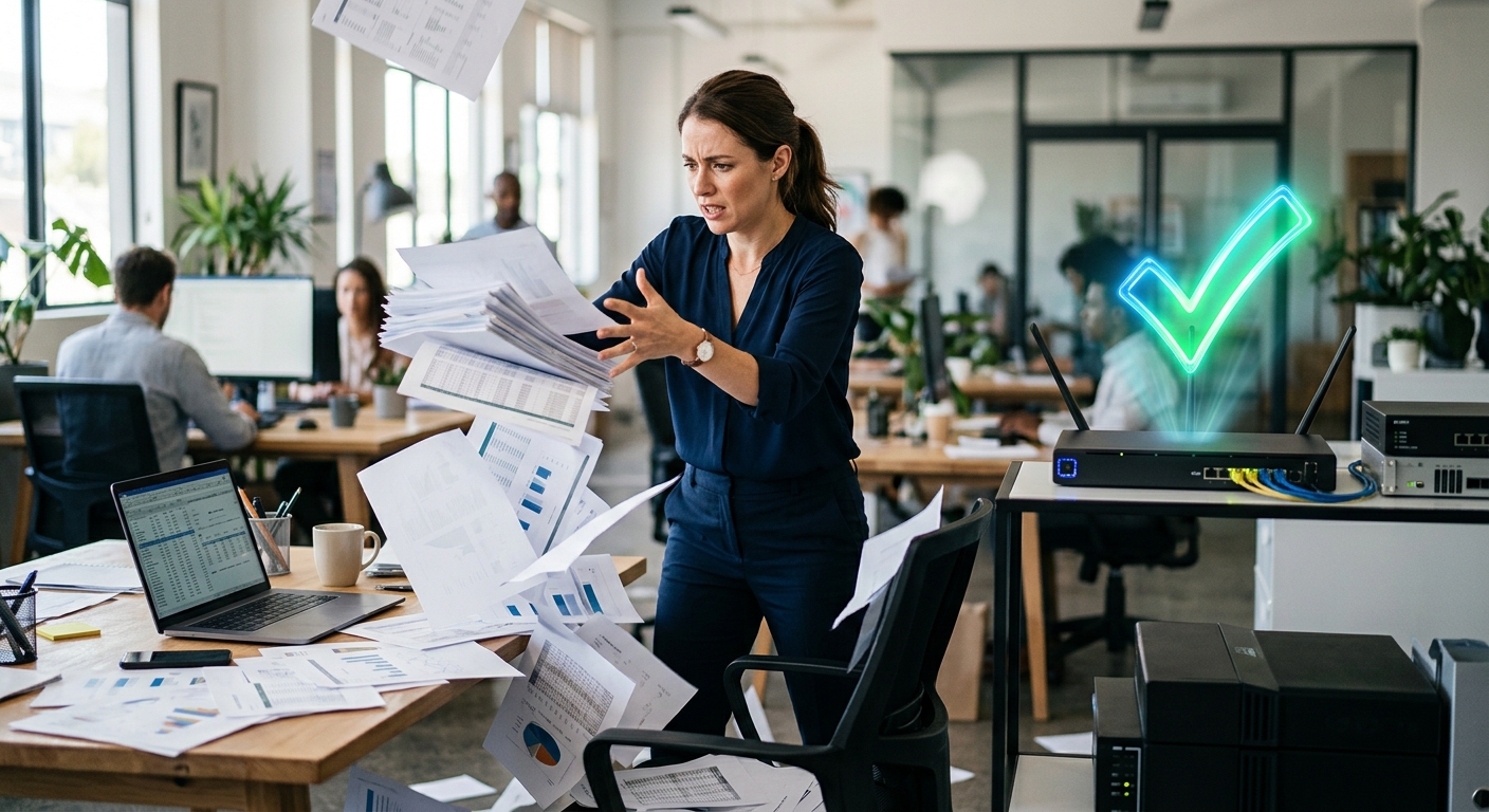 Transition from manual processes to an automated workflow in an ISP environment