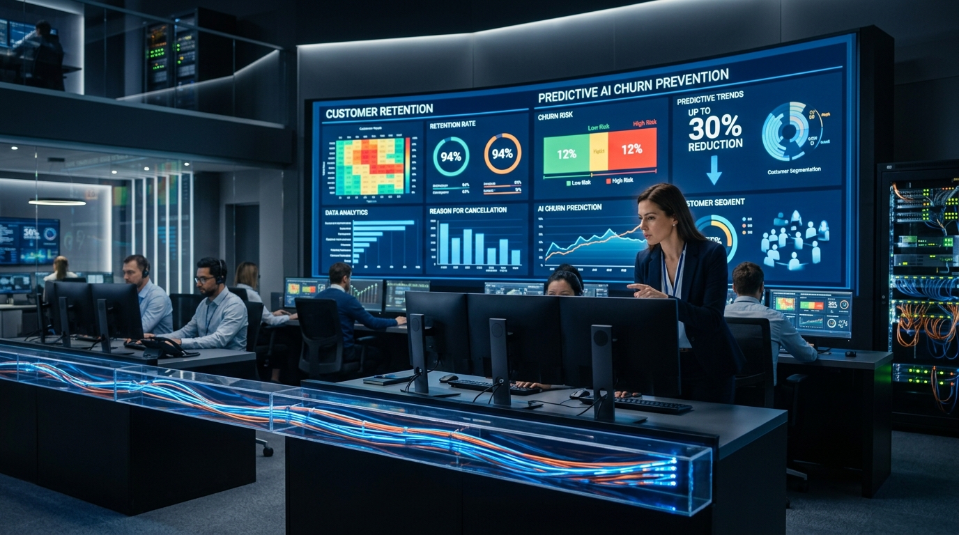 How AI Can Reduce ISP Churn by Up to 30%