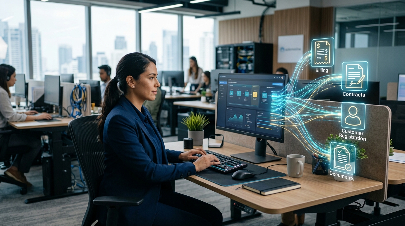Agente de Back Office com IA: Automação em Provedores