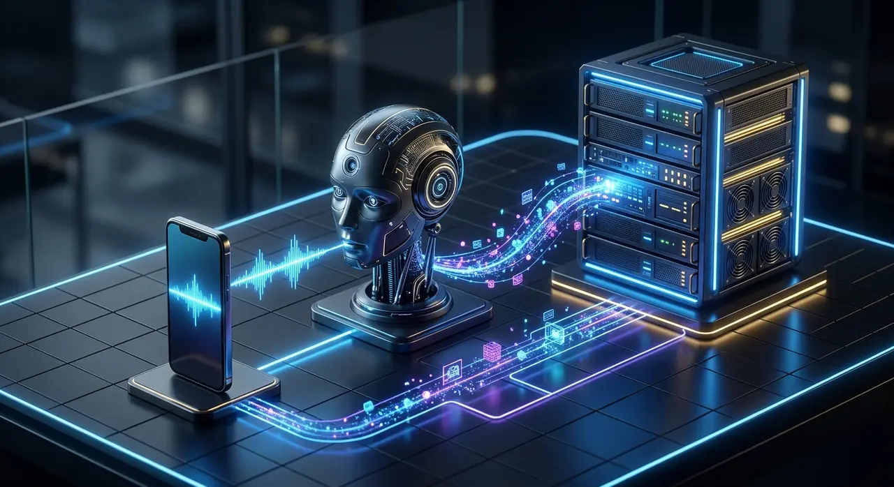 Digital dashboard showing secure integration architecture and API SGP data flow
