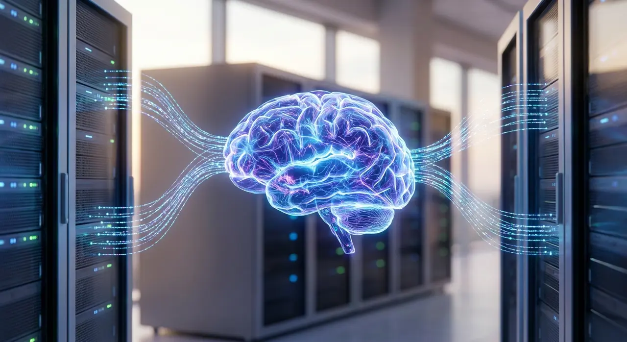Conceptual representation of automated decision making and ERP integration via AI