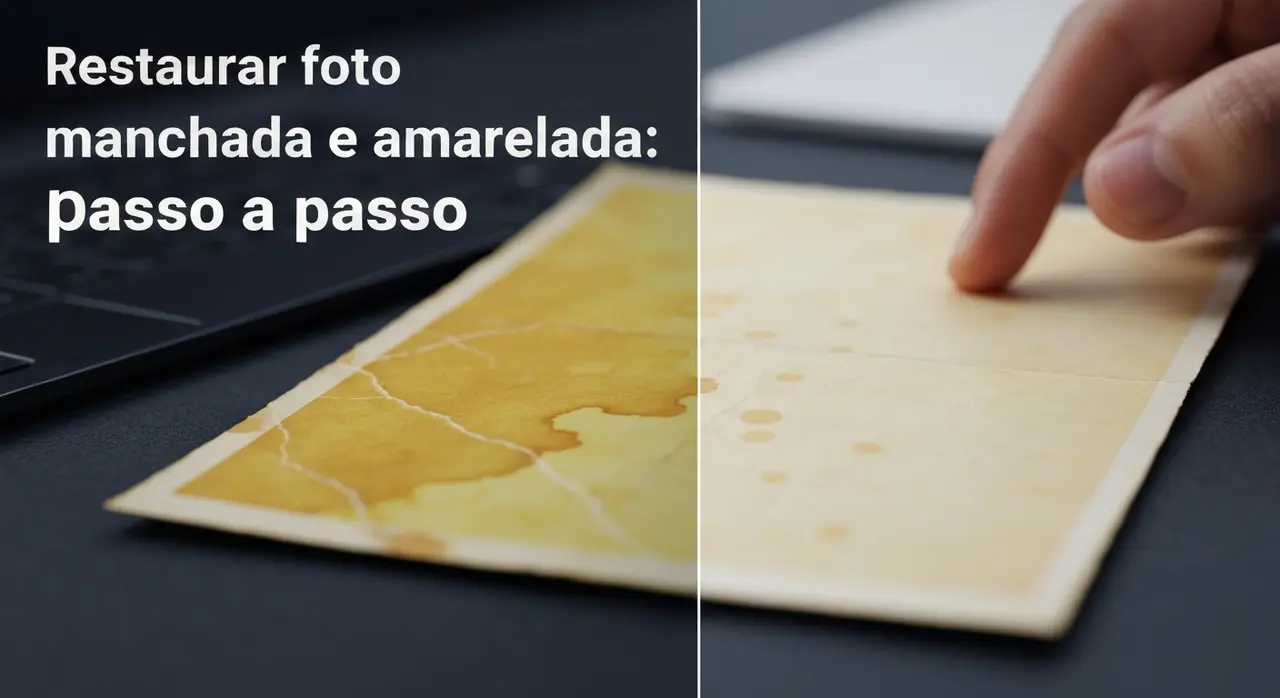 Restaurar Foto Manchada e Amarelada: Guia Completo com IA