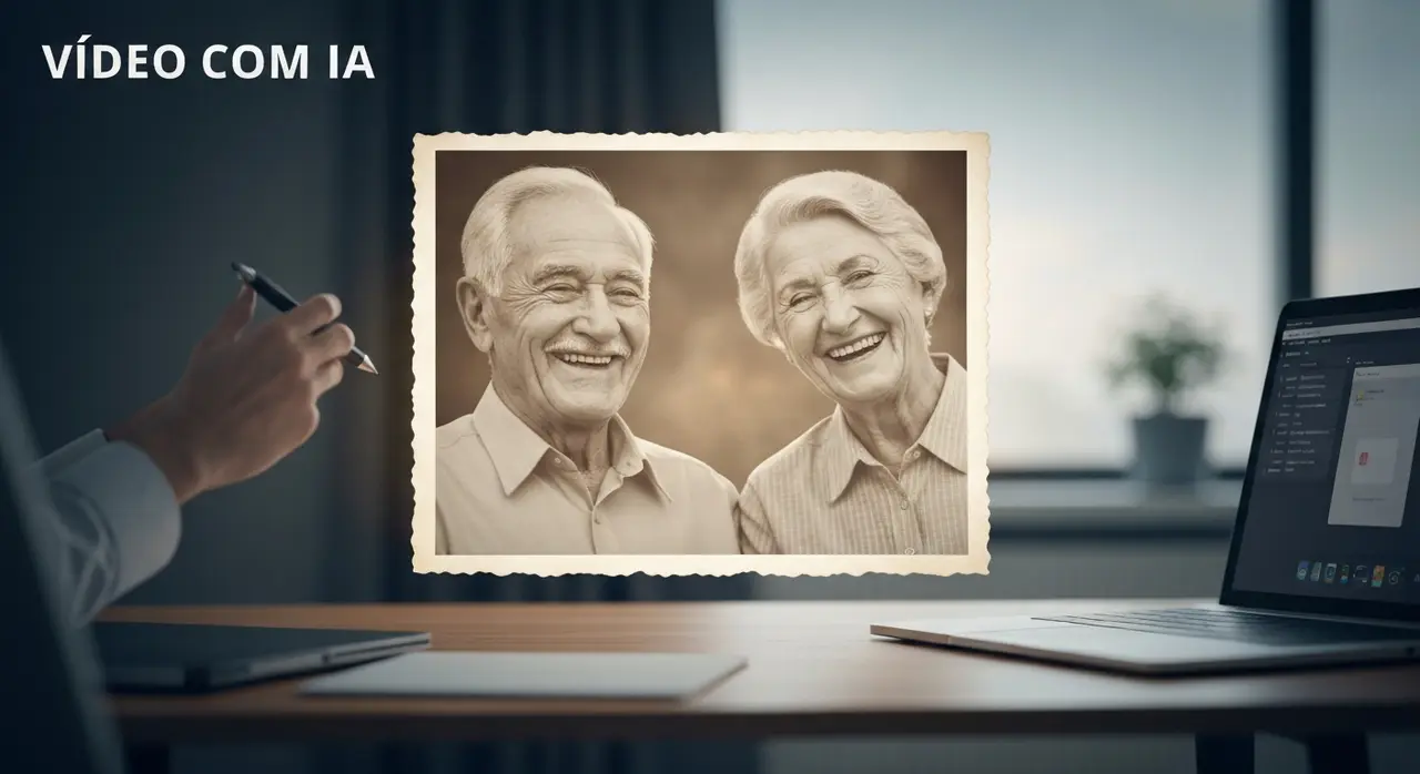 Animar Foto Antiga: Veja Seus Bisavós Sorrindo em Vídeo com IA
