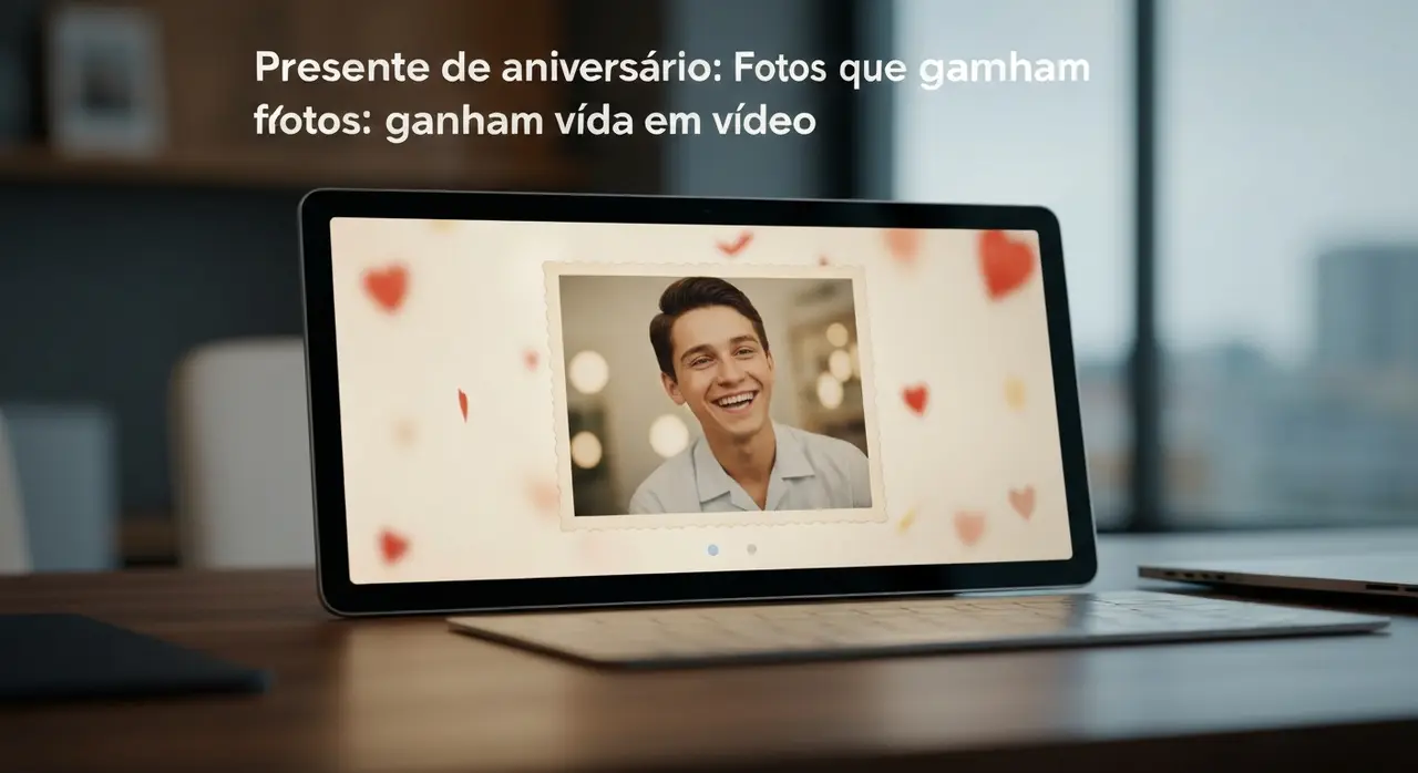 Presente de Aniversário: Fotos que Ganham Vida em Vídeo com IA