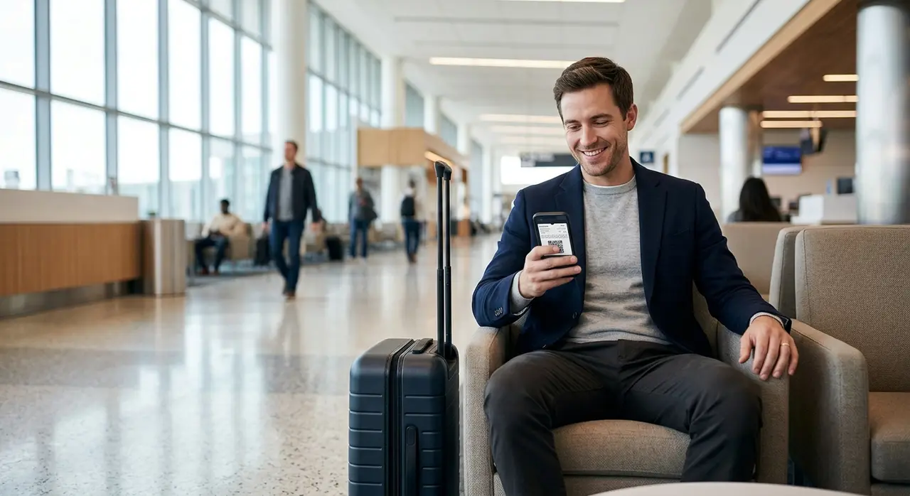 AI travel reminder agent reducing the fila de atendimento by sending automated check-in and document alerts to travelers.