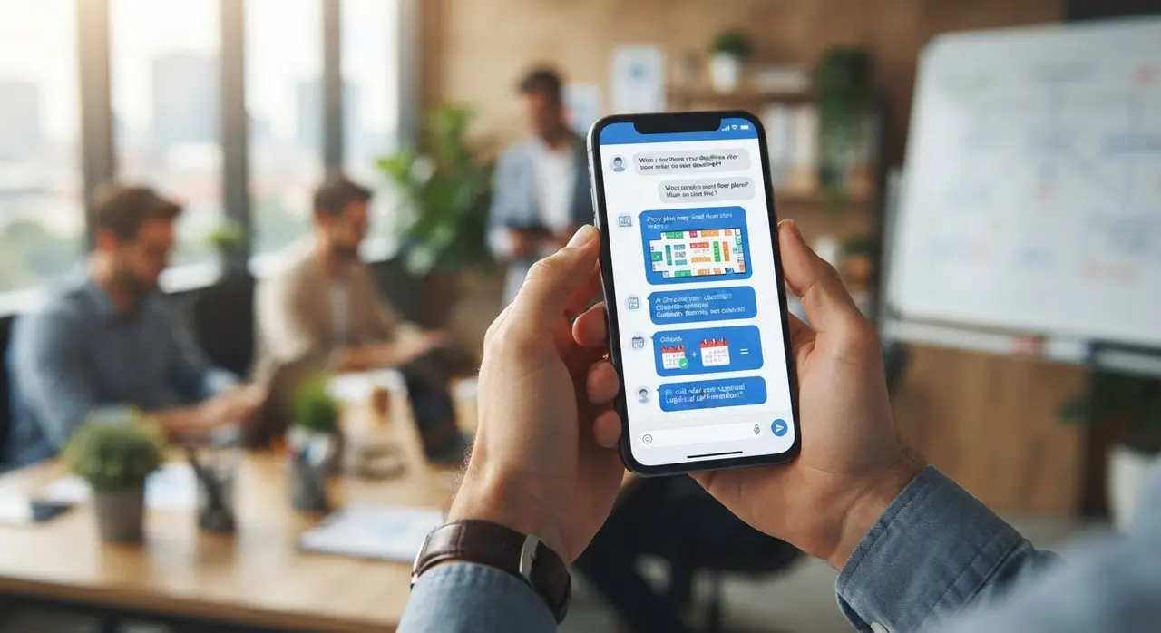 AI agent for exhibitor support managing booth setup questions