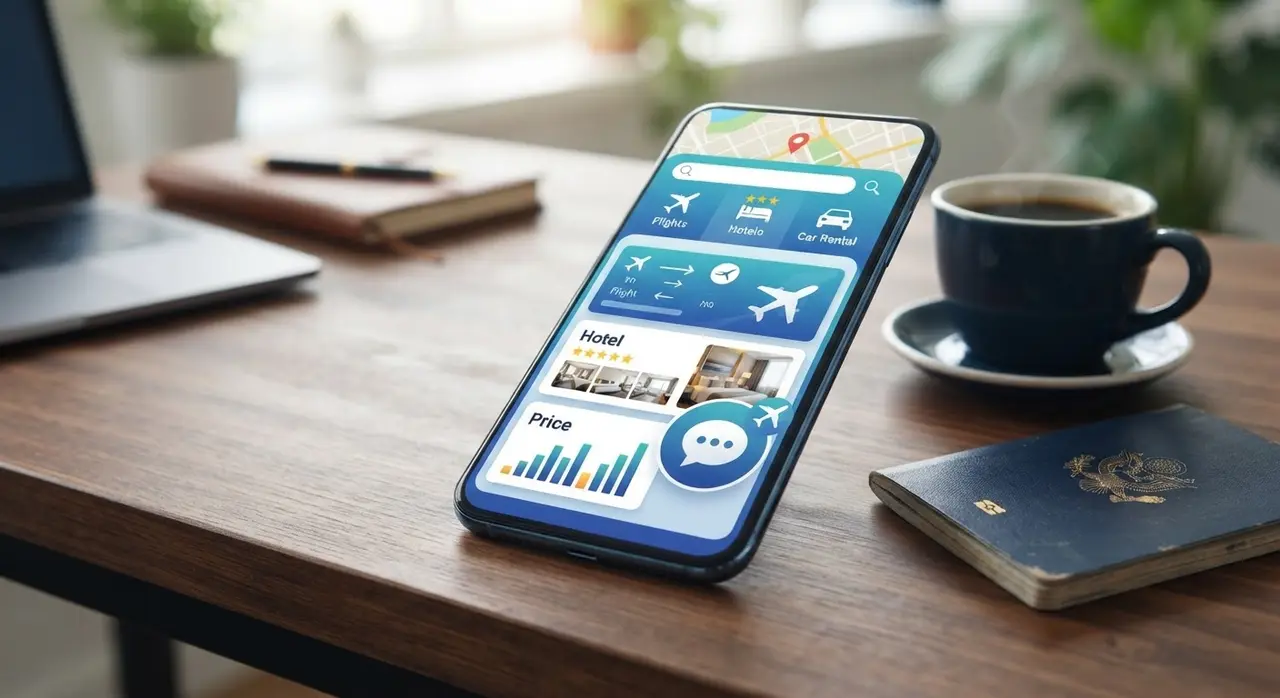 Atendimento omnichannel em agências de viagem captando dados do lead para o CRM.