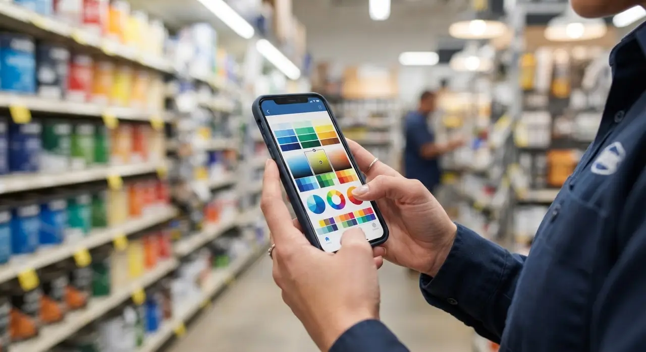 Consulta de cores automatizada usando IA no atendimento ao cliente
