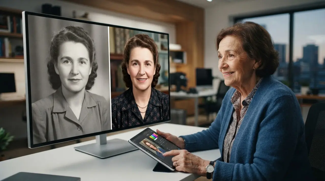 Colorir e Animar Foto Antiga: Reviva Memórias em um Vídeo