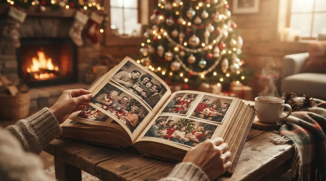 Como criar uma montagem de fotos de Natal emocionante com IA