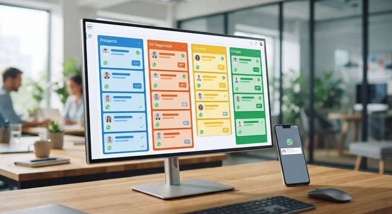 Comparison between chaotic messaging and an organized WhatsApp CRM integration