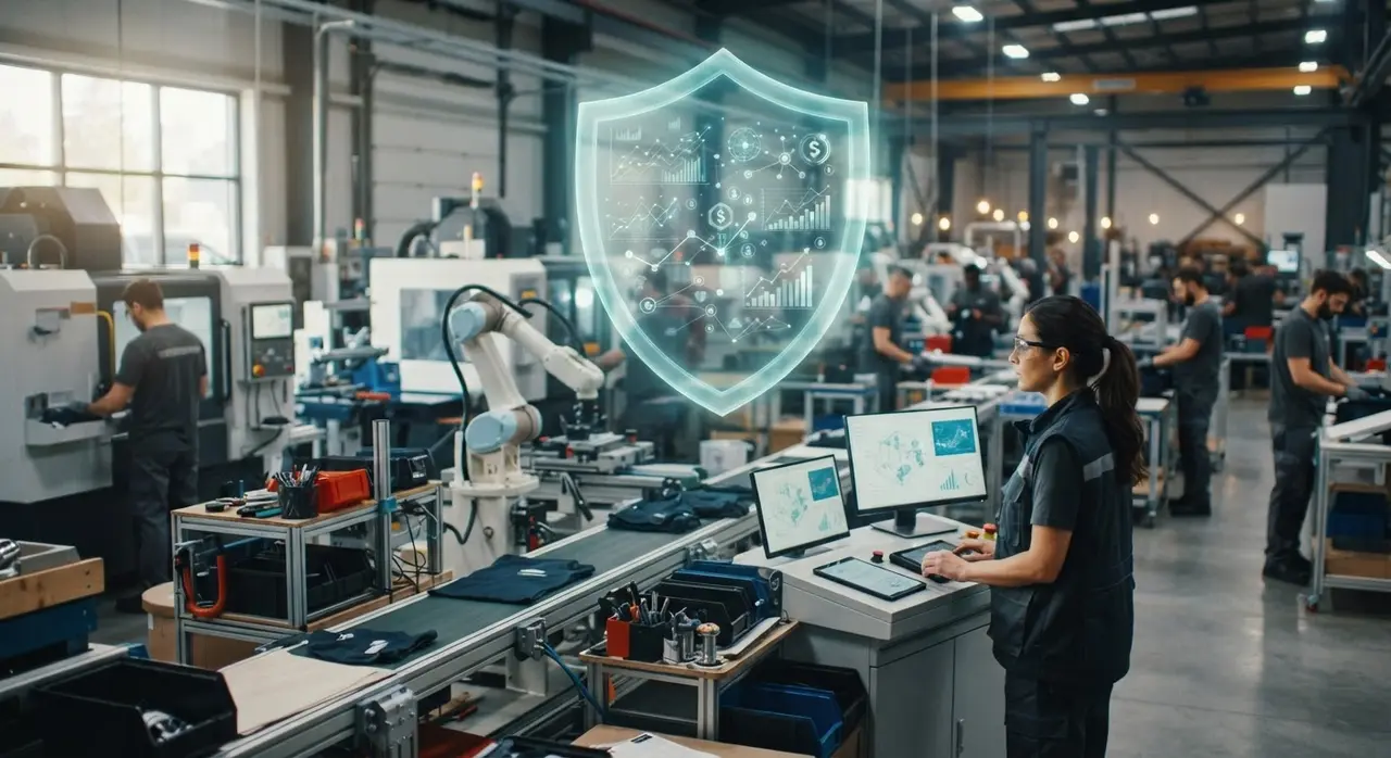 IA atuando como agente de cobrança e gerenciando a automação financeira na fábrica