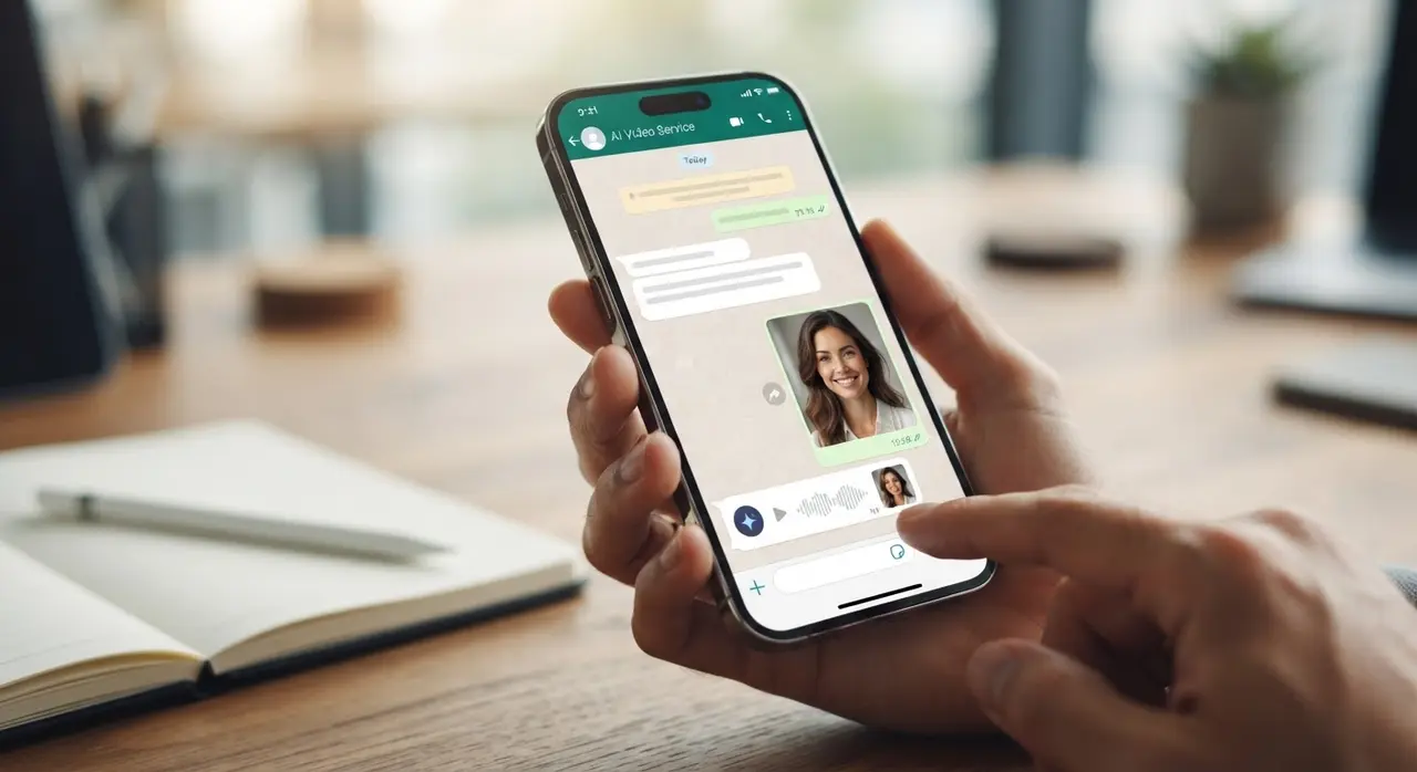Passo a passo para fazer foto falar pelo WhatsApp com a Vídeo com IA