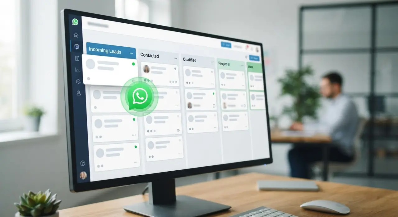 Dashboard showing the best CRM for WhatsApp tracking leads and SLA alerts