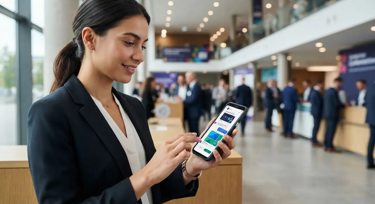 Participante interagindo com uma mensagem automática no WhatsApp para comprar ingresso