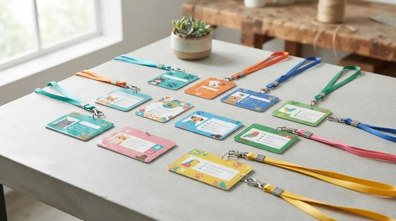 Modelos de carteirinha personalizada para identificação de pets
