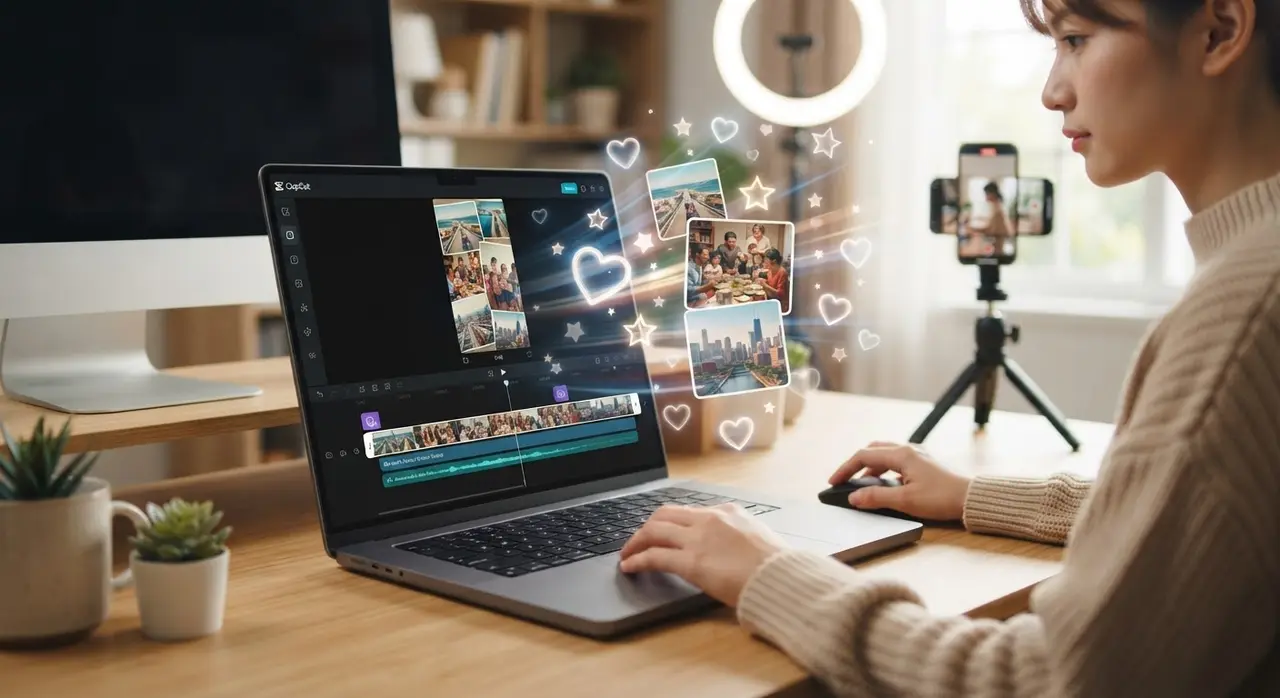 Exemplo de criação de conteúdo para instagram usando fotos antigas animadas com tecnologia de IA.