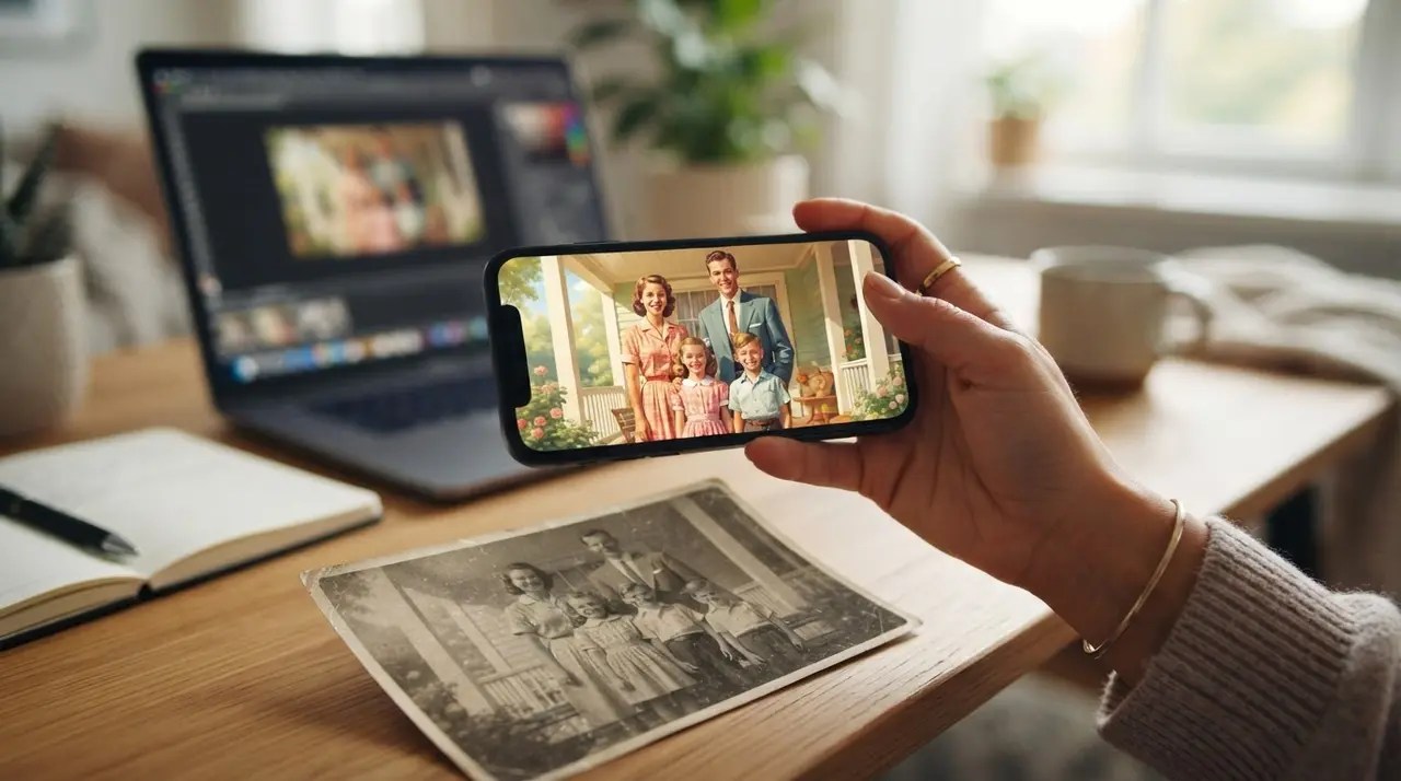 Creating Emotional Reels with Old Photos Using AI