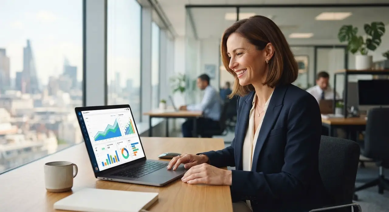 Impacto positivo de la automatización con IA en el pipeline de ventas de una corredora.