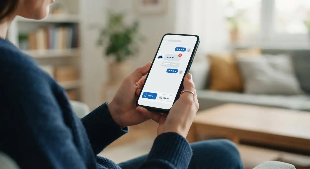 Satisfied client reactivating an expiring insurance policy through an AI company solution