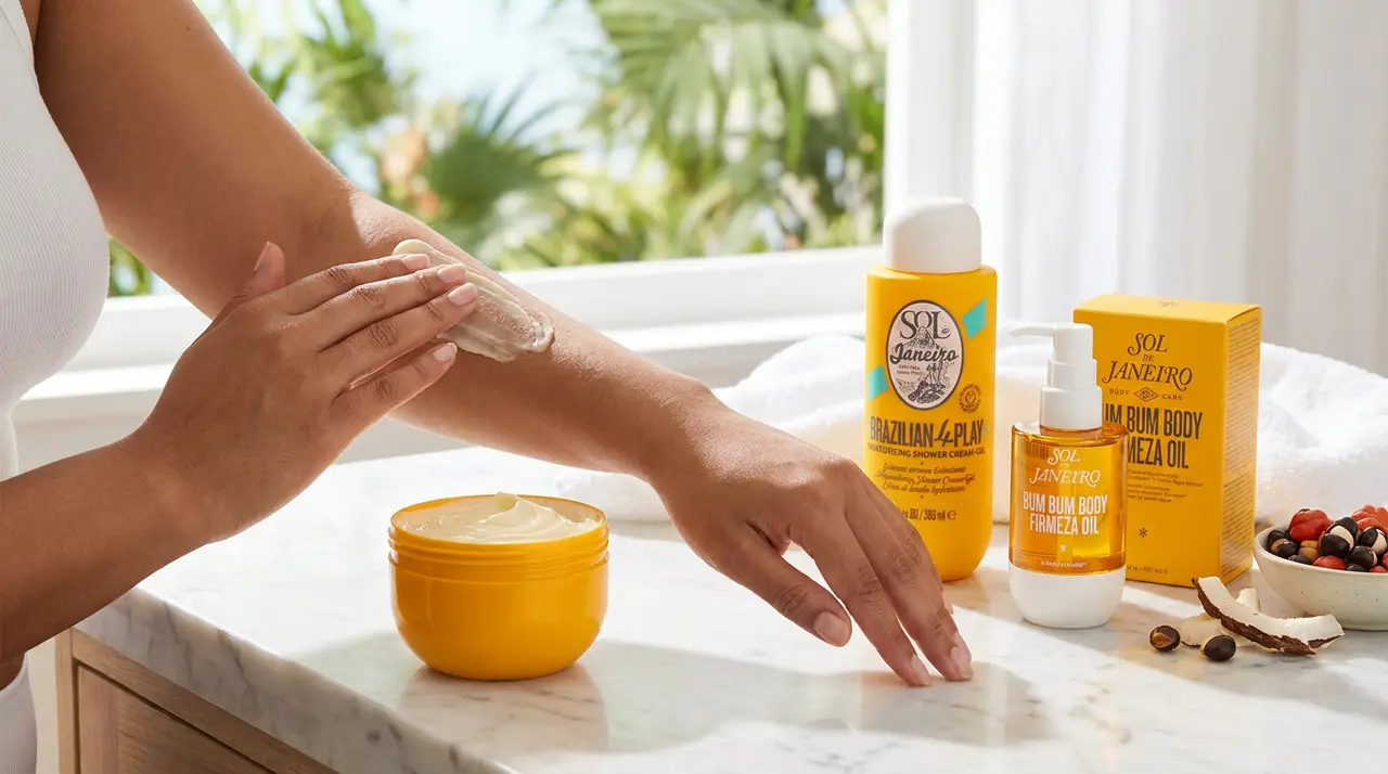 How to use Sol de Janeiro Brazilian Bum Bum Cream by massaging into the skin.