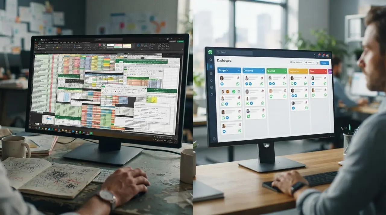 Do Excel ao CRM: Funil de Vendas no WhatsApp