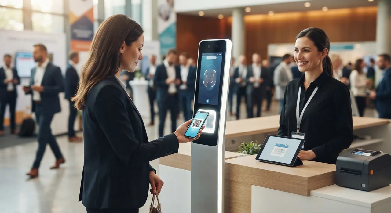 Flujo de acreditación rápido utilizando inteligencia artificial e InEvent API en la entrada de un evento corporativo