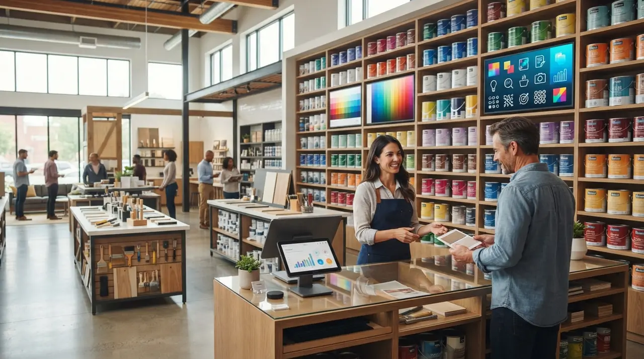How AI Transforms Paint & Building Material Stores