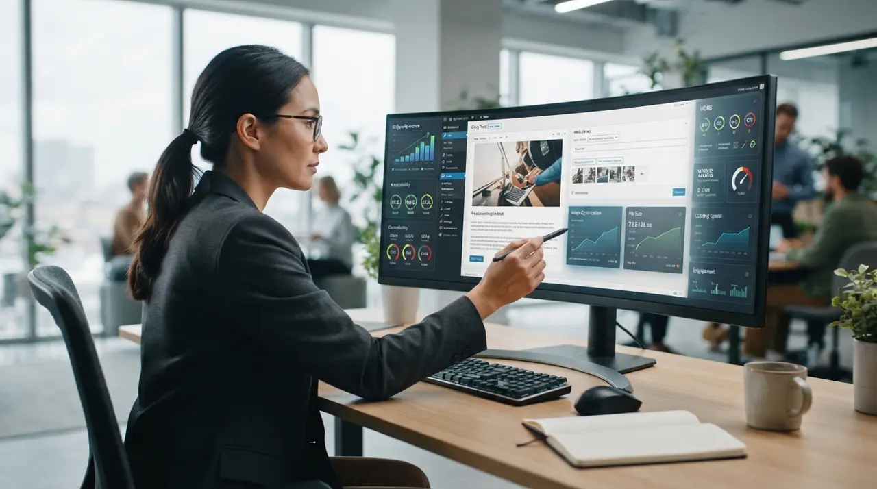 Imagens em artigos de blog: SEO, acessibilidade e uso de IA