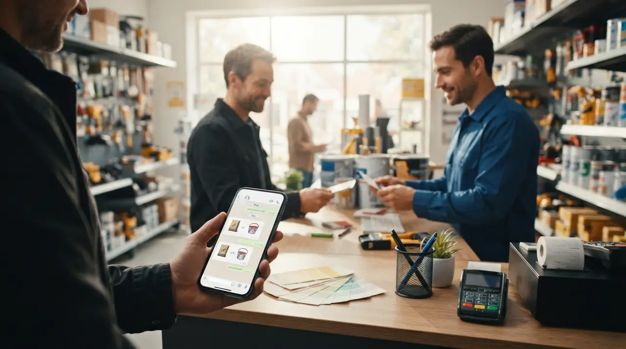 WhatsApp Material Quotes: Skip Hardware Counter Lines