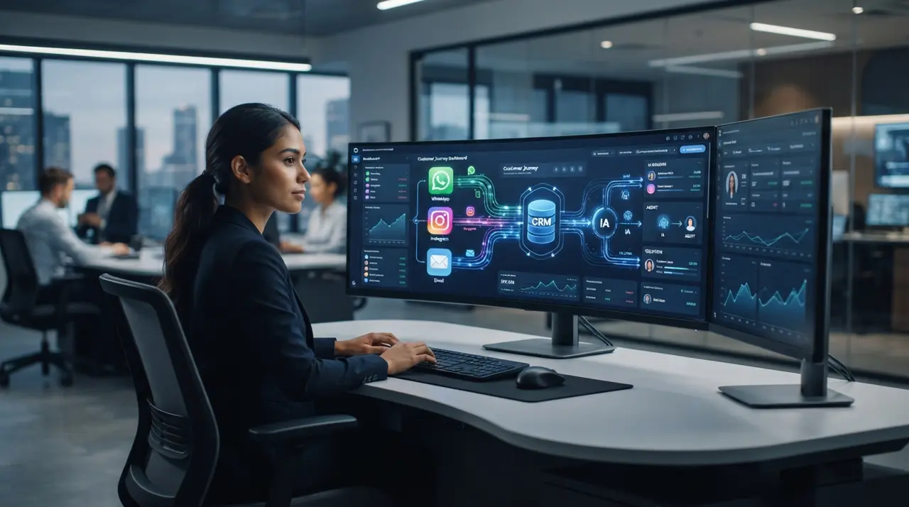 Atención Omnicanal con IA en el CRM: Integración Total